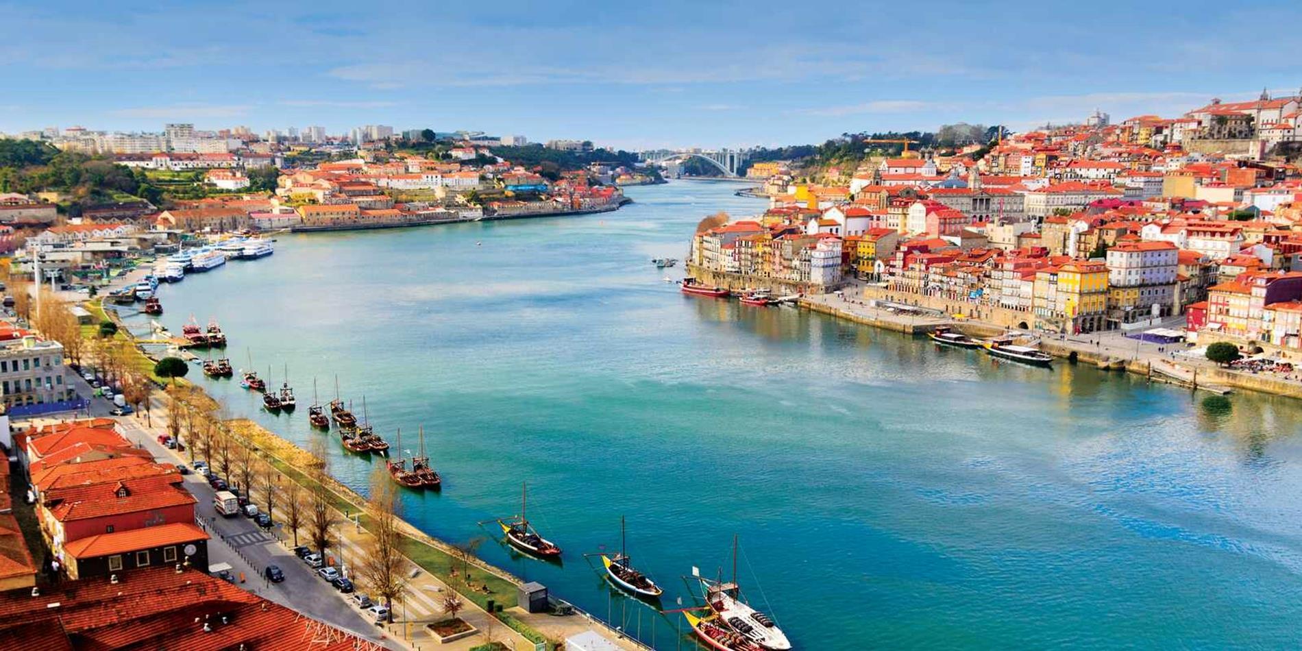 View of Porto City and Douro River, Portugal