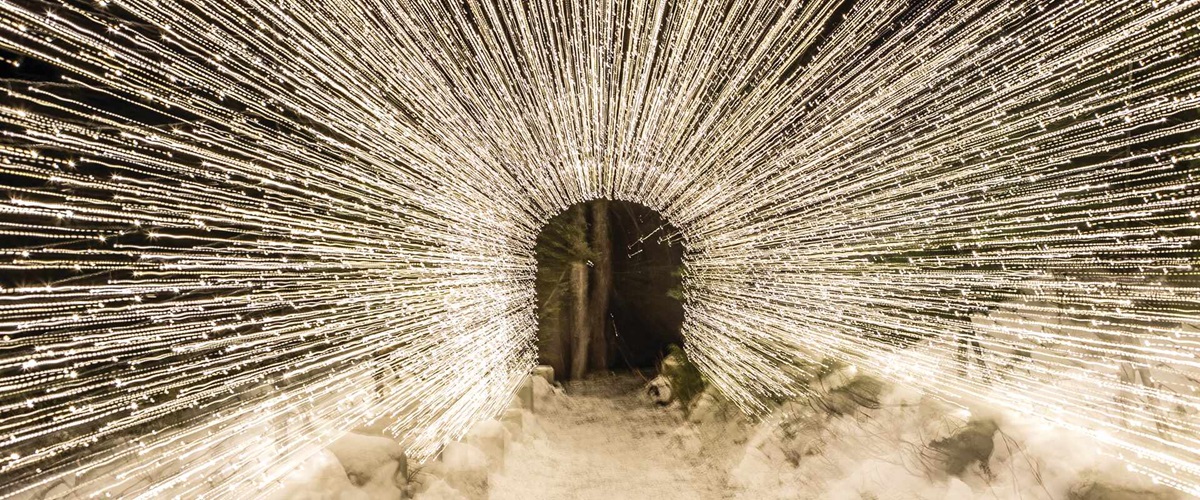 Vancouver Grouse Mountain Light Tunnel