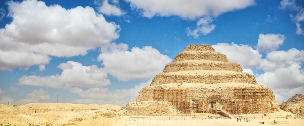 View of Saqqara Step in Egypt, Image courtesy of powerofforever