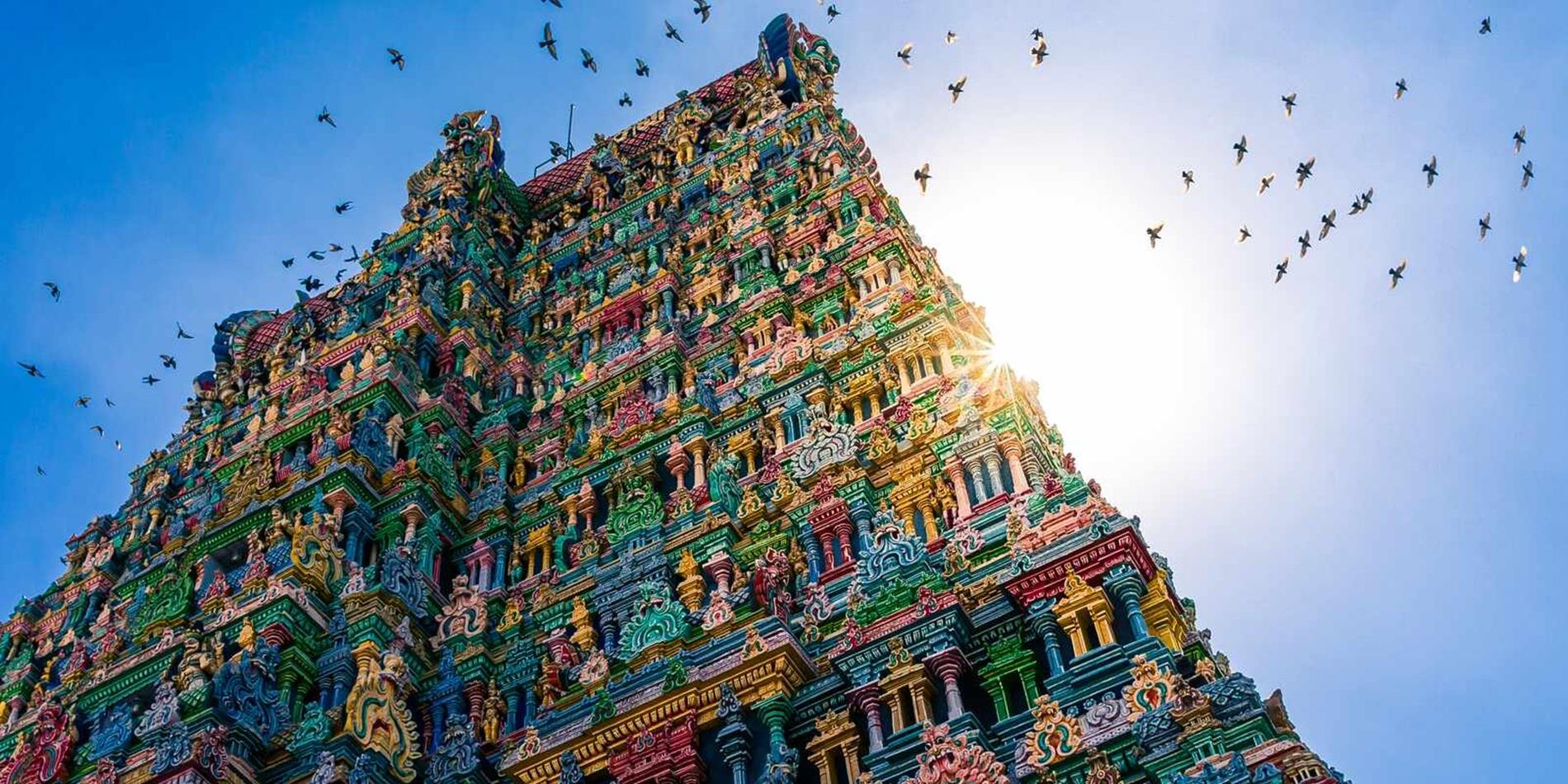 View of Madurai Tamil Nadu South India Hindu Temple, India
