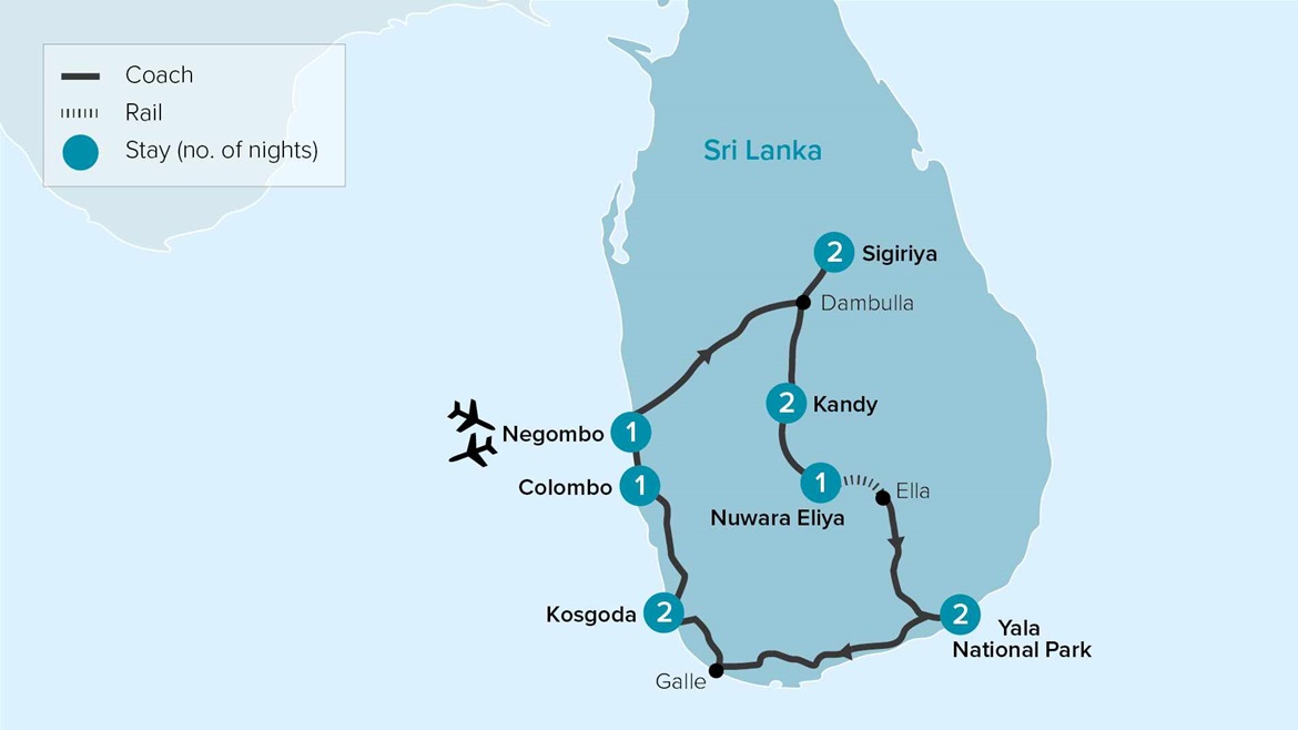 Sri Lanka Map 2024 TS12 