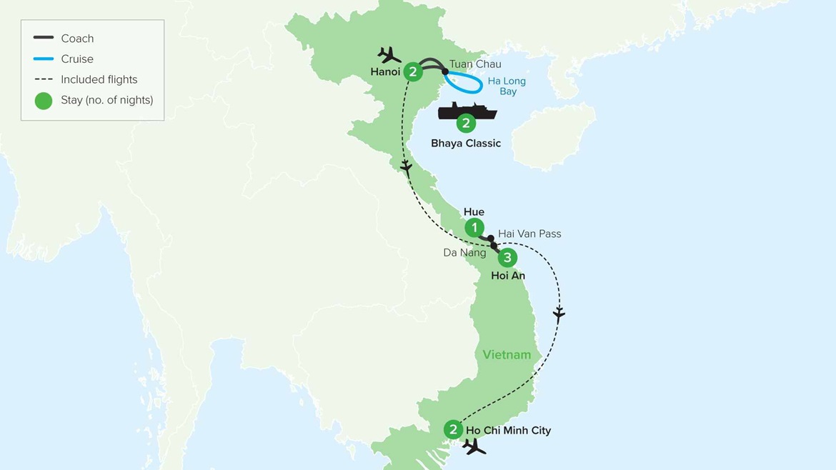 Vietnam & Cambodia VTMR11 Map 2024-2026
