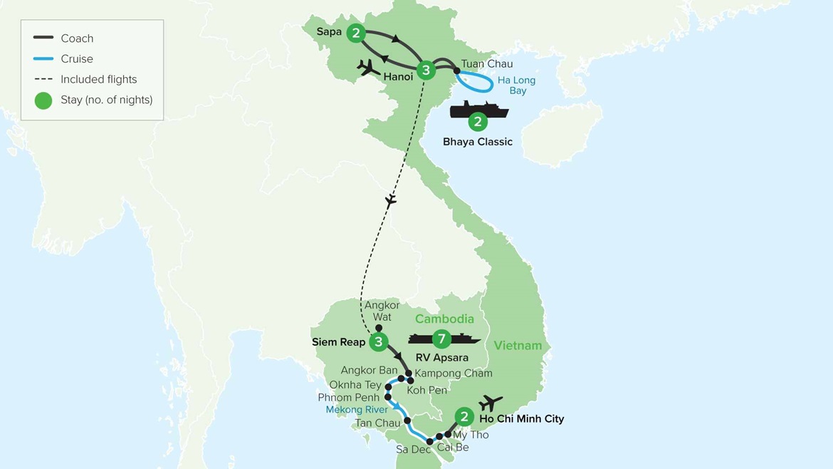 Vietnam & Cambodia VTMS20 Map 2024-2026