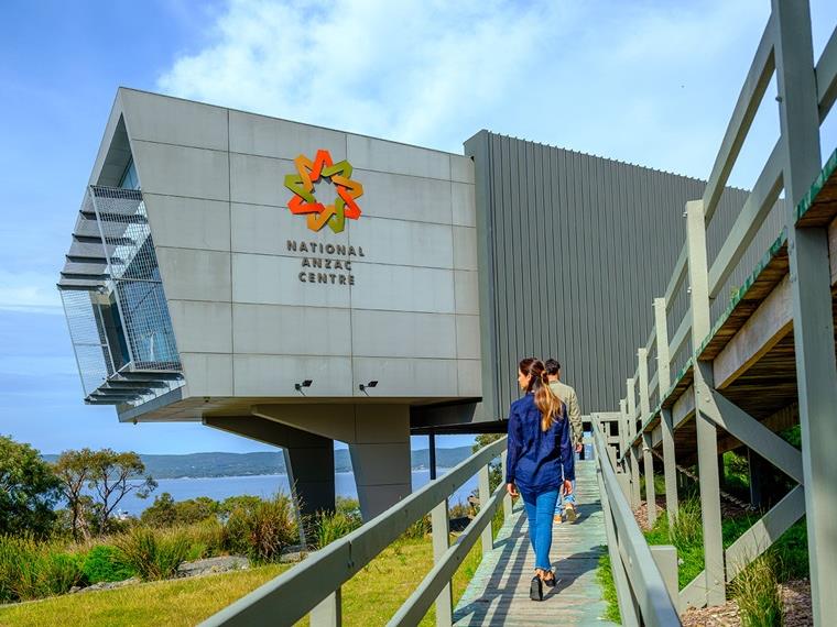 View of The National Anzac Centre in Albany, Western Australia, photo credit Tourism Western Australia