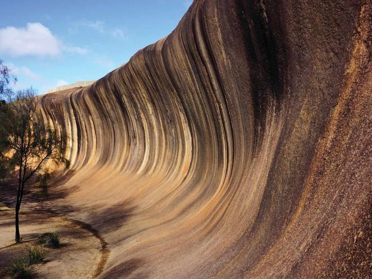 View of Wave Rock, Western Australia