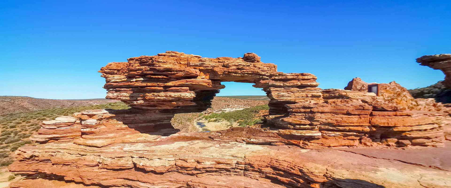 Rock formation in Kalbarri National Park, Western Australia