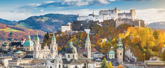 The beautiful Austrian city of Salzburg