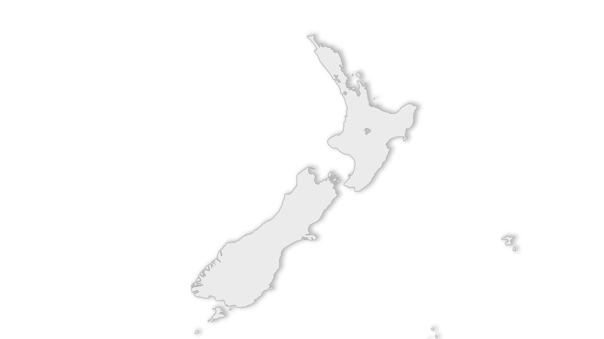 New Zealand Region Map