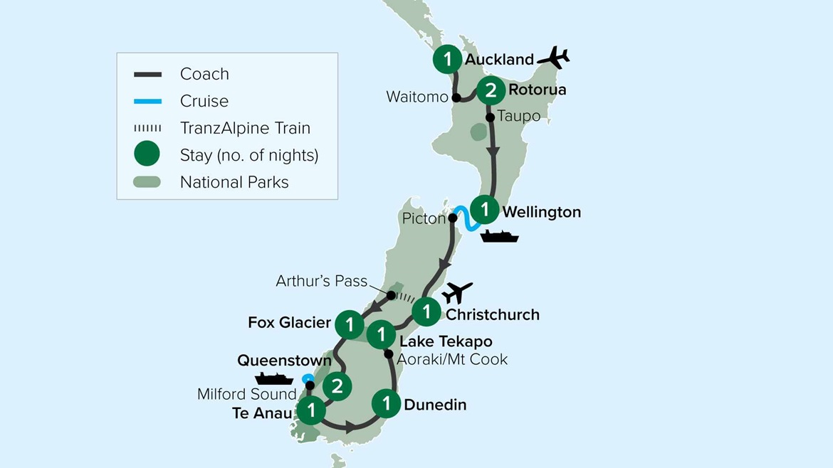 New Zealand Map 2024-2025 NTA12