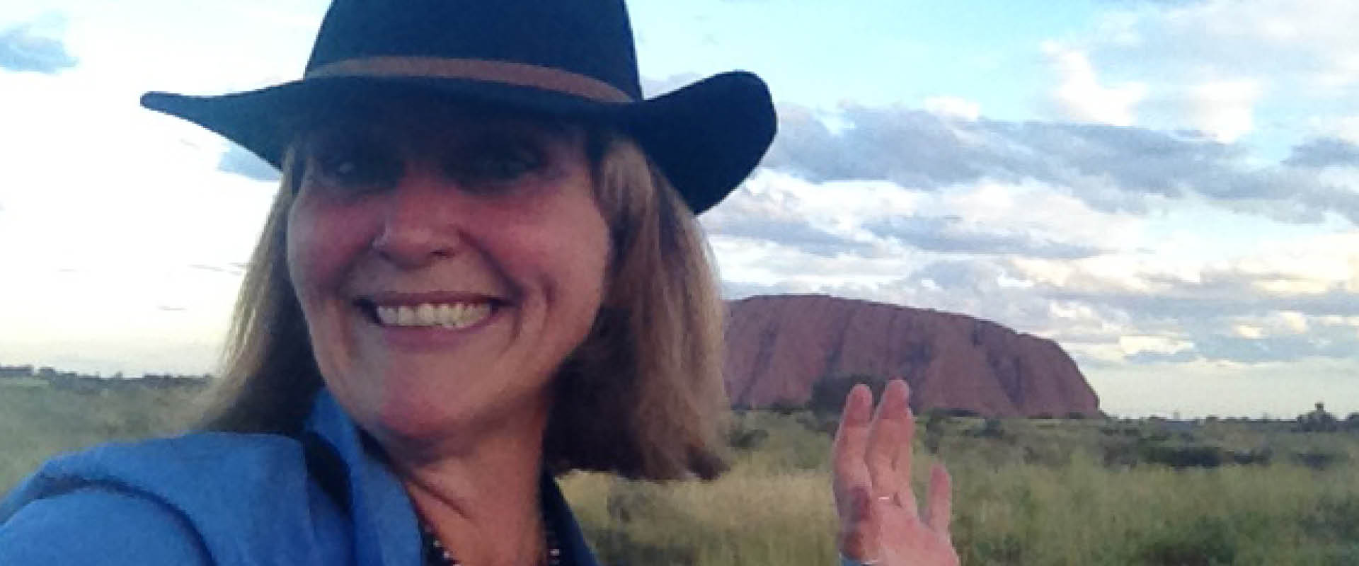 Travelmarvel Tour Director Sue Gibbons Uluru