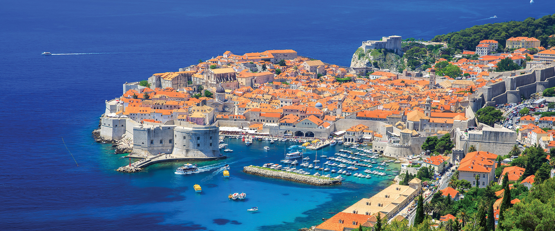 Admire the beautiful views of Croatia.