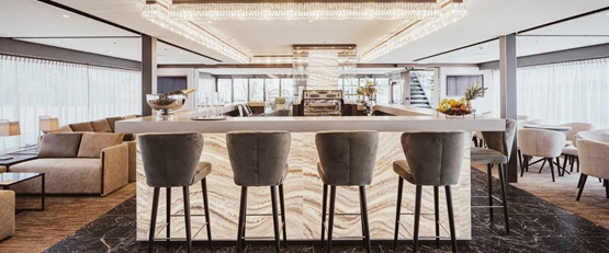 True North Lounge on the Contemporary River Ship
