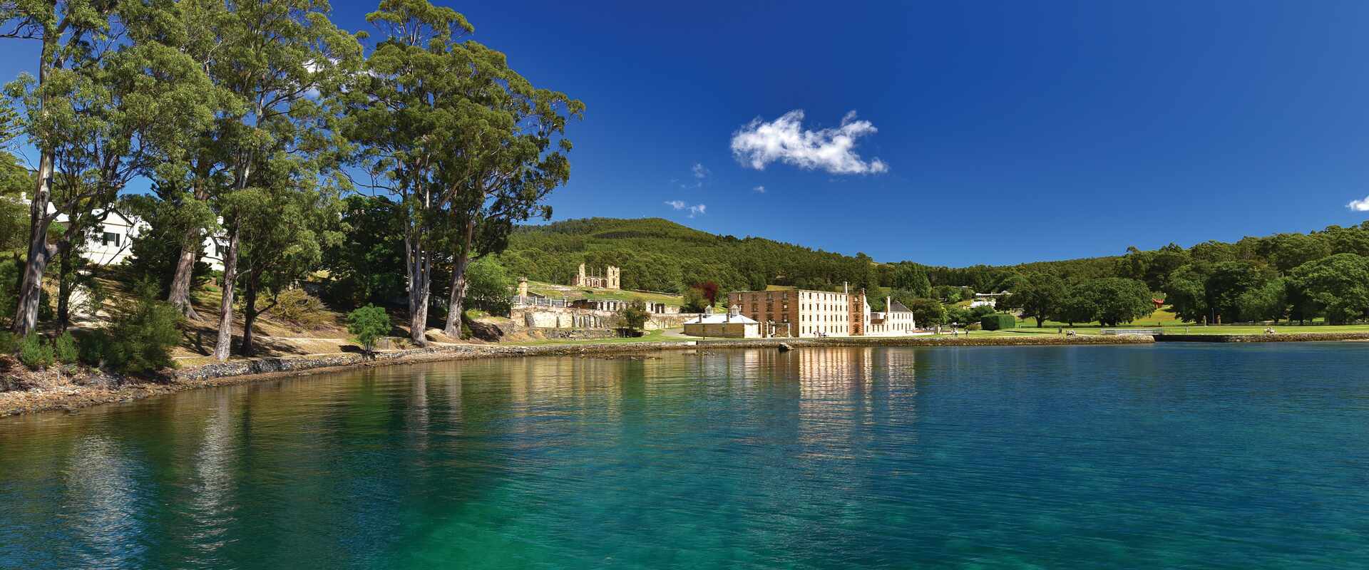 View of Port Arthur from harbour, Tasmania